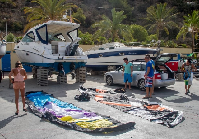 preparando el equipo